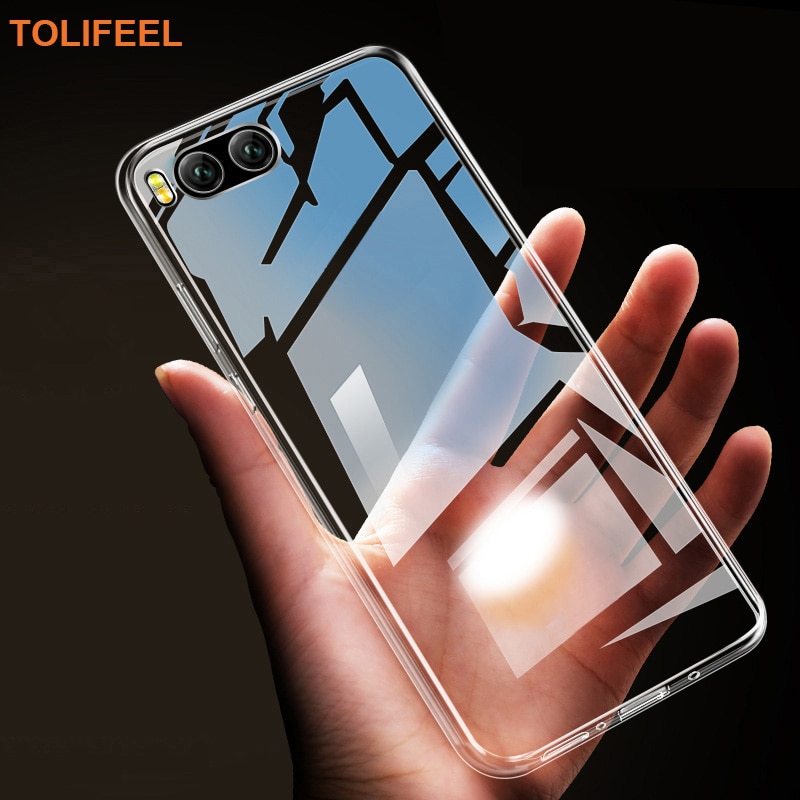 TOLIFEEL For Xiaomi Mi6 Mi 6 Case Silicone Cover Slim Transparent Phone Protection Soft Shell For Xiaomi Mi 6 M6 Back Cover
