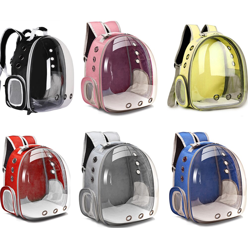 Pet Bag Dog Capsule Cage Accessories Carrying Breathable Outdoor Window Bubble Transparent Portable Travel Cat Bag