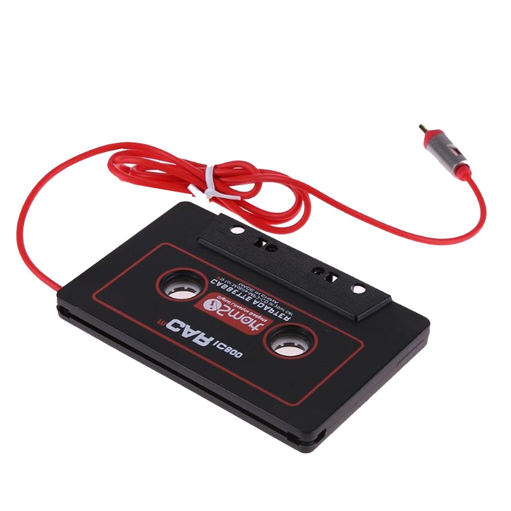 AUX Music Cassette Tape Player Adapter For Audio, CD, Radio, MP3 And Black