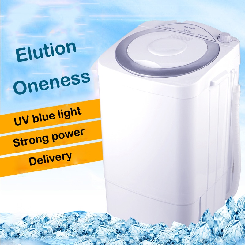 7.0 Kg Single Barrel Single Cylinder Mini Washing Machine with Dehydration Semi-automatic Washing with Dehydration
