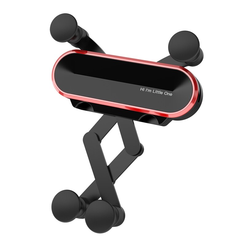 Universele auto mobiele telefoon zwaartekracht ventilatierooster montagebeugel uitlaat clip telefoonhouder 360 graden rotatie voor iphone samsung