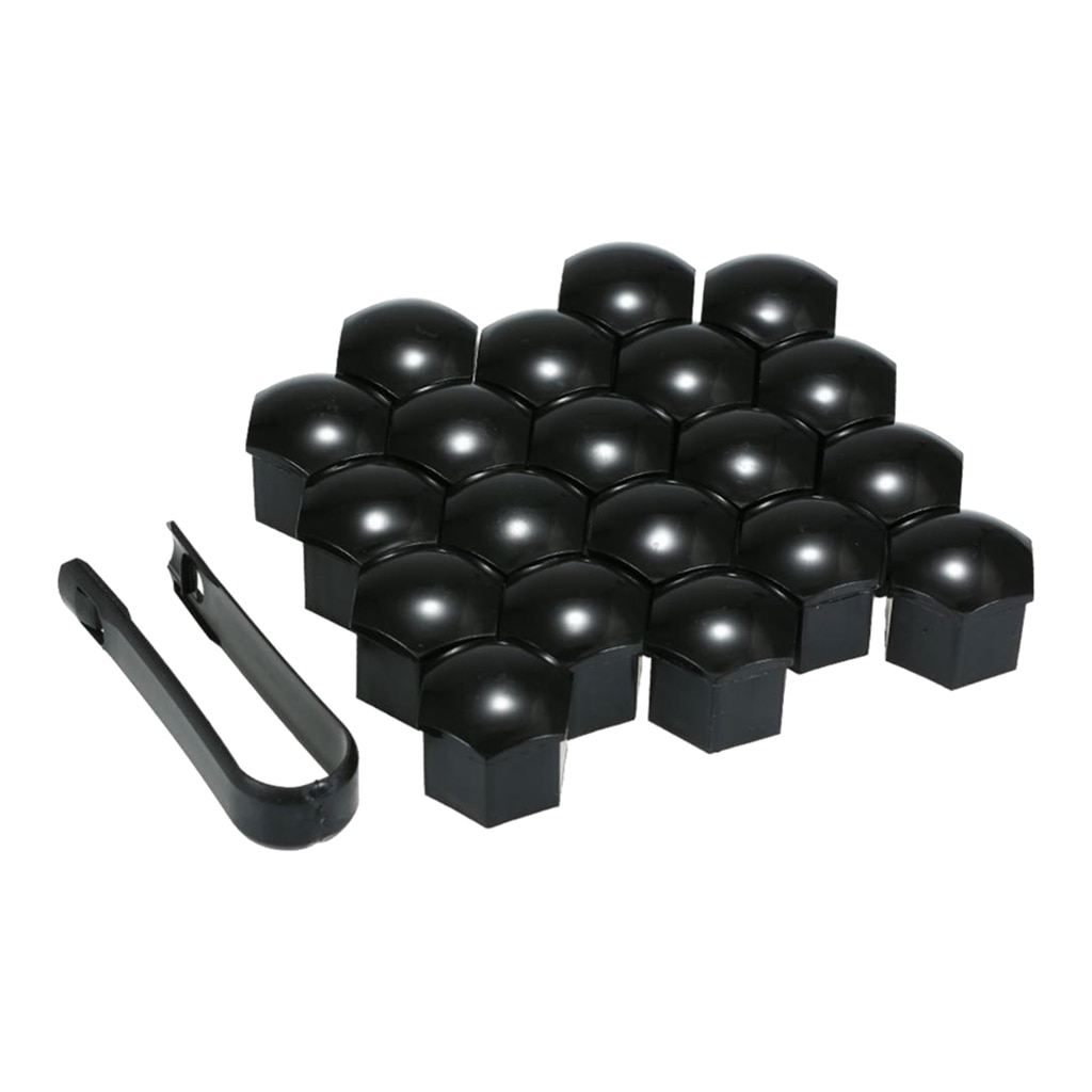 20 Sets Universal 22mm Wheel Nut Cover Caps With Removal Dismantle Tool