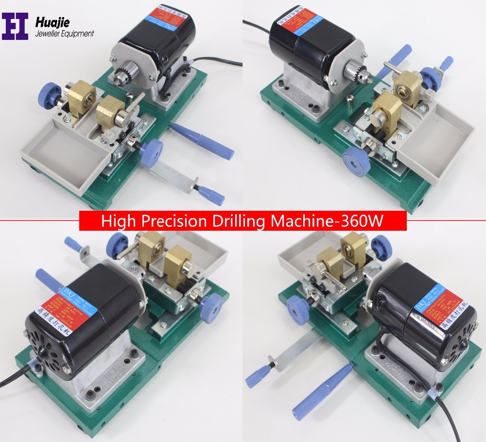 360W Mini Pearl Bead Drilling Machine, Amber Holing Machine, Jewelry Drill Tool & Equipment Set