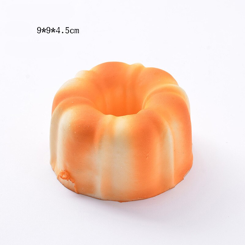 Squishy Food kreatywne imitujące chleb tosty pączki powolne rośnie wycisnąć zabawki antystresowe parodia Tease ludzie dekoracja stołu: 16