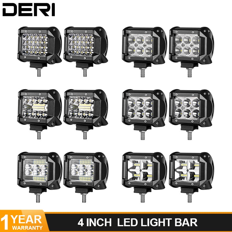 2 Stuks 4 Inch Led Werklampen Bar Flood Spot Combo... – Grandado