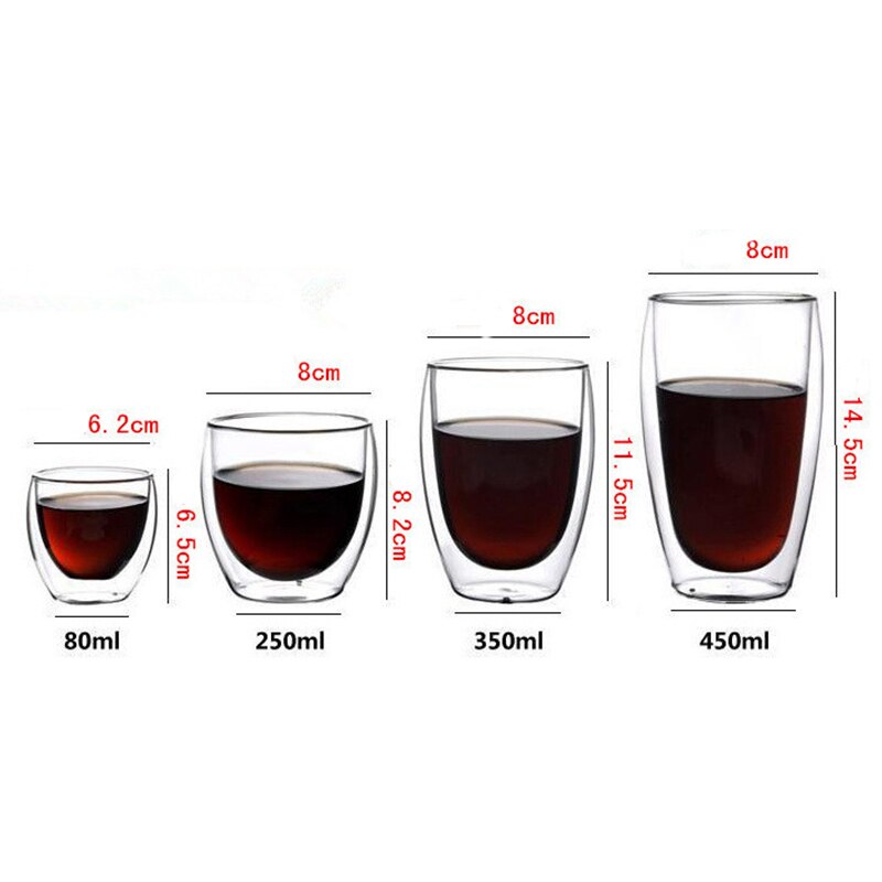 Loodvrije handgemaakte waterfles koffiekopjesset hittebestendige dubbelwandige glazen beker bier handgemaakte bierpul thee whisky glazen beker