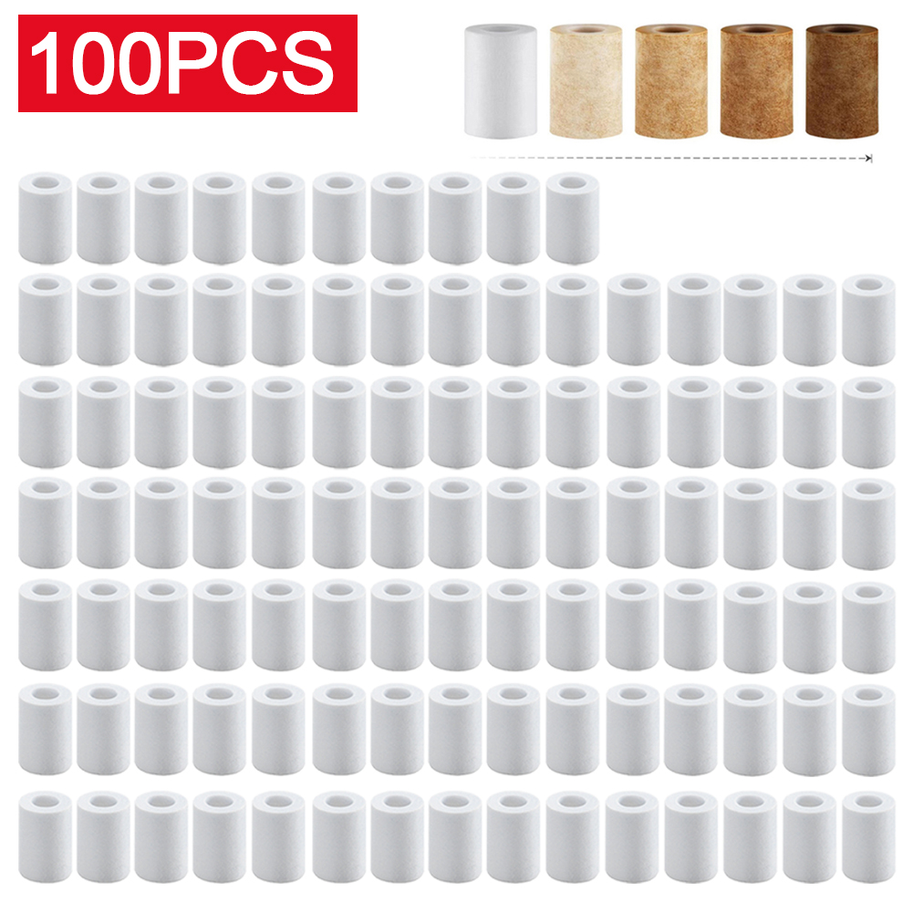 2-100pcs Universal Faucet Filters PP Cottons Water Outlet Purifier For Kitchen Bathroom Shower Filter PP Cotton Faucet Accessory: Orange