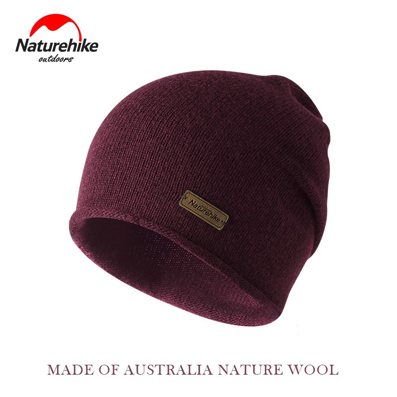 Naturehike-gorro de punto de lana para exteriores, gorro cálido para senderismo, Unisex, para correr, senderismo, deporte de escalada
