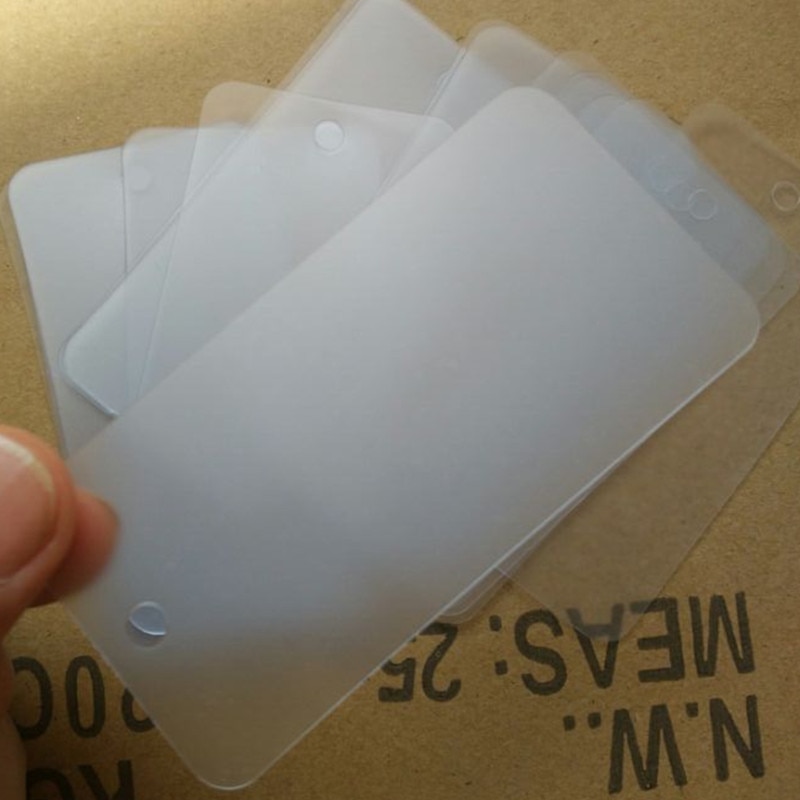 Etiquetas de oscilación de joyería de PVC esmerilado, 200 piezas, 4x7 cm, etiqueta para colgar ropa, esquina redonda, 25s de espesor