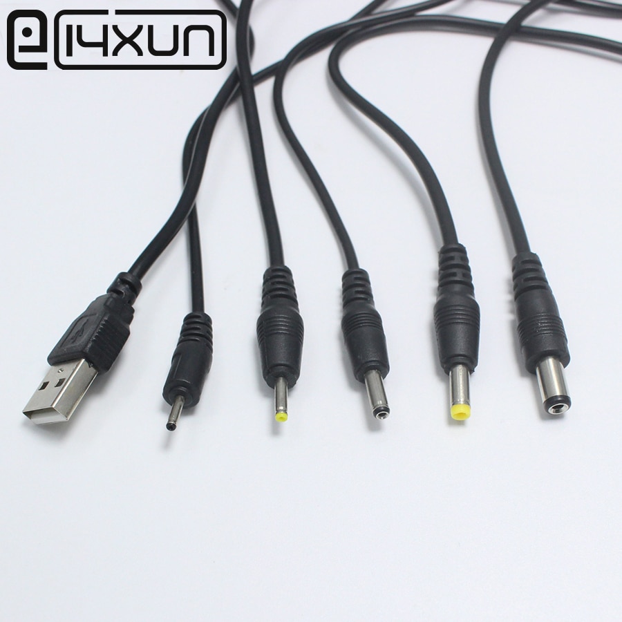 Eclyxun 1 Pcs Usb-poort 2.0*0.6 Mm 2.5*0.7 Mm 3.5*1.35 Mm 4.0*1.7 Mm 5.5*2.1 Mm 5V Dc Barrel Jack Power Cable Connector