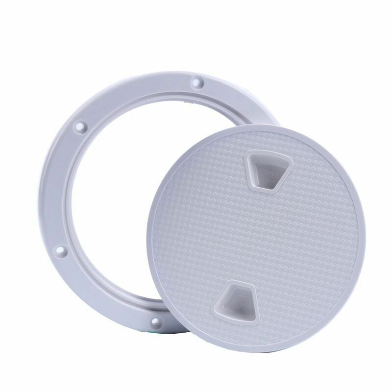 6 inch Round Hatch Cover - Non Slip Inspection Deck Plate for Marine Boat Kayak Canoe