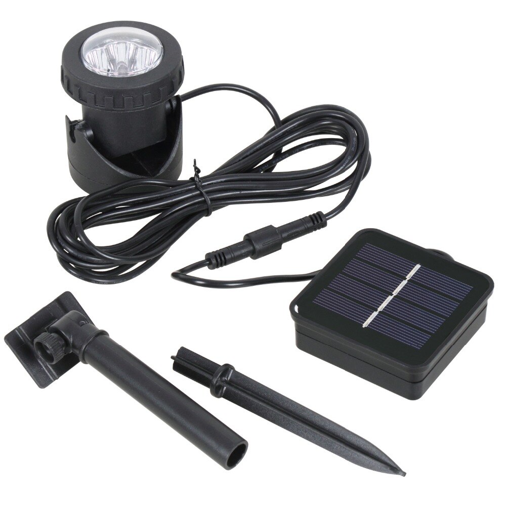T-SUN Zonnelampen voor vijver, led, op zonne-energie, 2 modi, dimbaar, 6 kleuren, waterdicht IP68, automatisch in- en uitschakelen, zonnelampen voor