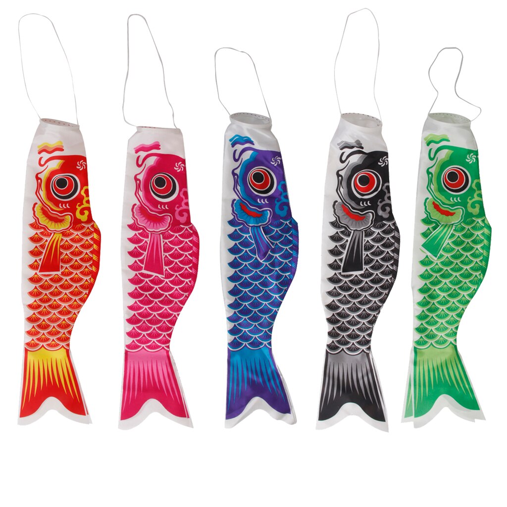 40 Cm Japanse Karper Windzak Streamer Vis Vlag Kite Nobori Koinobori