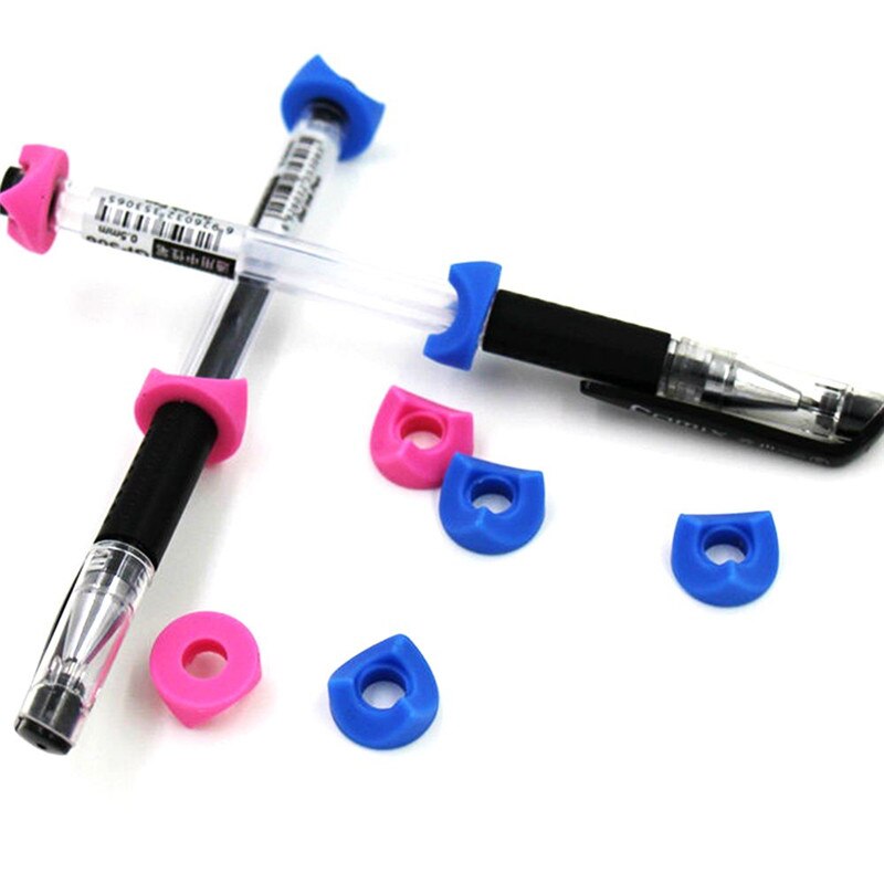 10 Pcs Pencil Grips Silicone Children Pencil Holder school supplie pen writing grip posture correction device