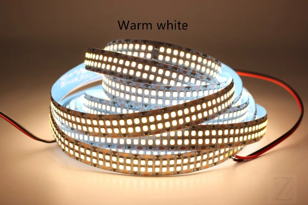 1/2/3/4/5M Led Strip 2835 240Leds/M 480Leds/M DC12V Hoge Helderheid 2835 Flexibele Led Light Warm Wit/Wit 5 M/partij