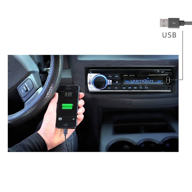 12V 1 Din Auto Radios Bluetooth Auto Stereo MP3 Player 1DIN Autoradio AUX FM Empfänger Auto Empfänger In Dash USB/SD Musik Player