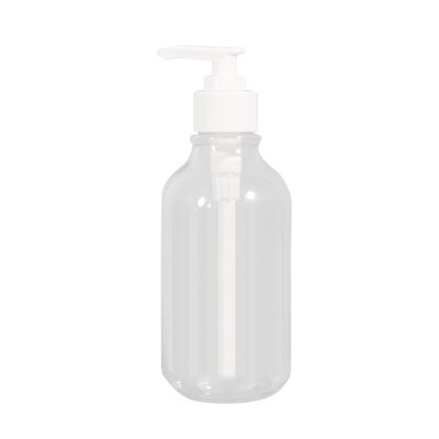 Botella dispensadora de jabón para el hogar, botella vacía de plástico de 300ml, para champú, Gel de ducha, Sub embotellado: transparent