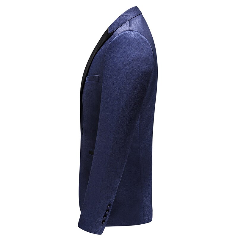 Texudo – veste Slim à simple boutonnage pour homme, tenue décontractée pour Banquet, fête d&#39;affaires, bal, bal, chanteur, hôte, danseuse