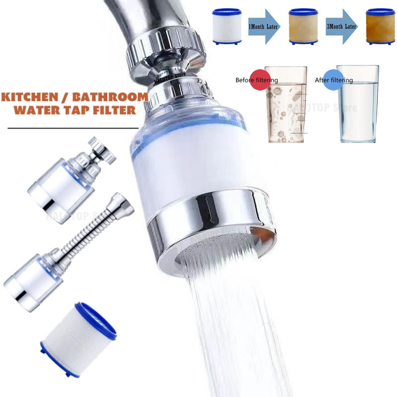 Keuken Water Kraan Onder Druk Waskolf Filter Verwijderen Chloor Heavy Metal Gefilterd Voor Hard Water Bad Filtratie Purifier