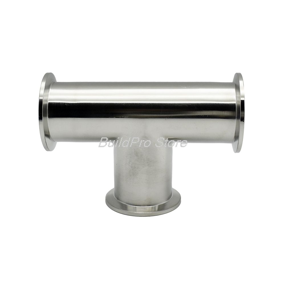 KF16/KF25/KF40/KF50 Vacuum Fittings 304 Stainless Steel Elbow/Tee/Four-Way Flange Joints High-Pressure Clamp Connector