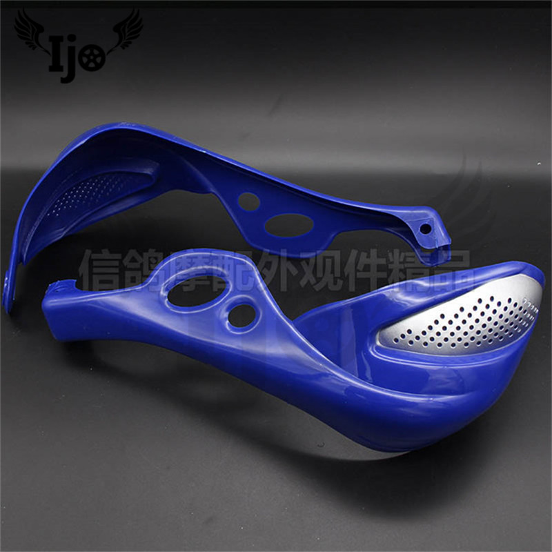 modified motorcycle hand guard Anti fall windproof protector universal 22mm 28mm falling protect moto hand guard: Blue