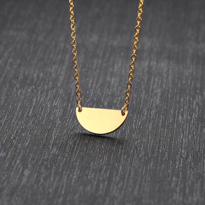 FNL Z27 stainless steel necklace popular lady 18mm U shape gold color lover women