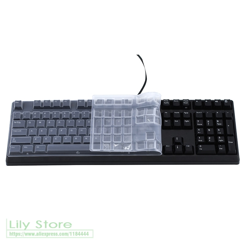 Voor AKKO Ducky Nul Een 3108 S RGB Draadloze Toetsenbord Siliconen Stofdicht mechanische Bluetooth keyboard Cover Protector skin