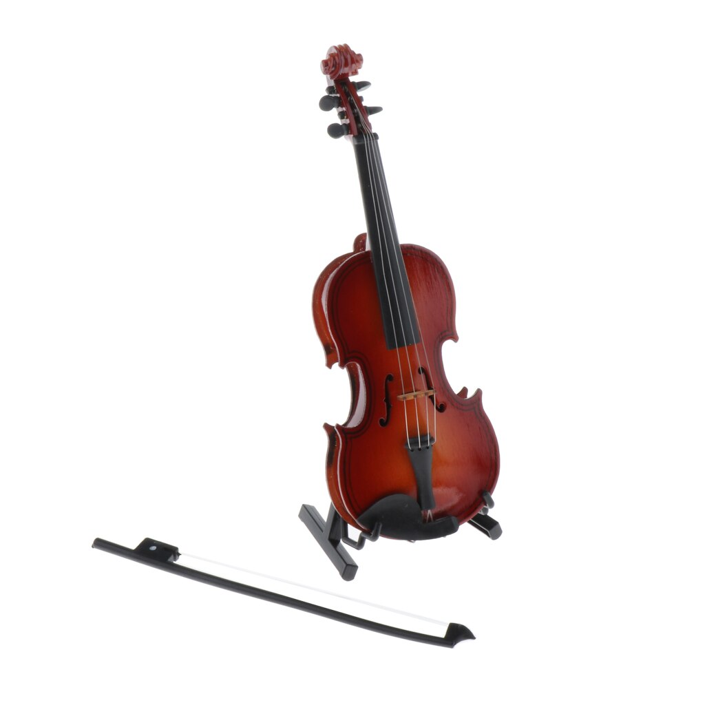 Handcrafts Miniature Violin Model Collectible, 1/6 Scale Mini Instrument for Enterbay Action Figures