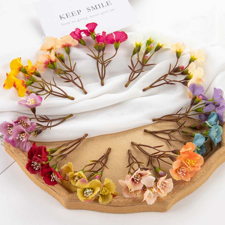 Künstliche Blumen Diy Festival Dekoration Kränze Heimat Zimmer Hochzeitsstrauß Diy Scrapbooking Brautaccessoires Ausverkauf Requisiten