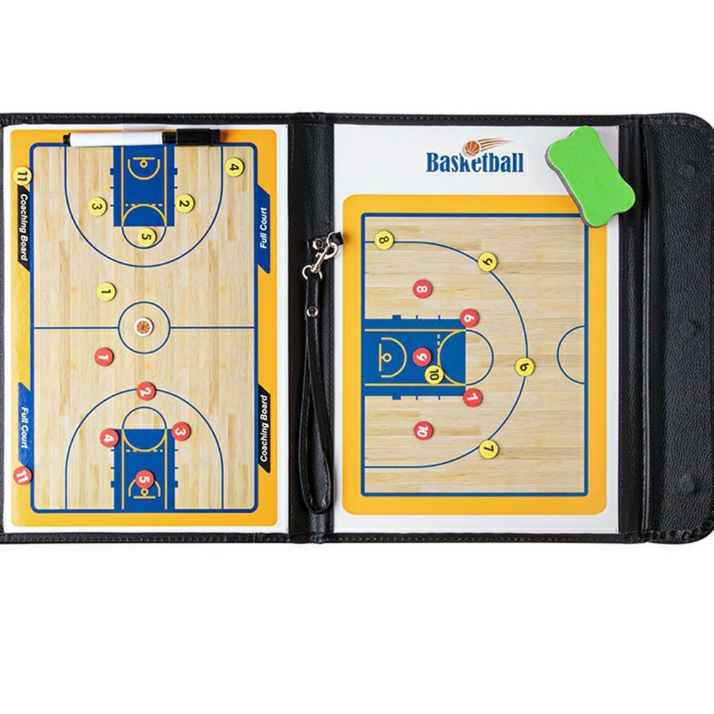 Basketball Coaching Board Double Sided Coach Guiding Board Portable Competition Game Training Equipment