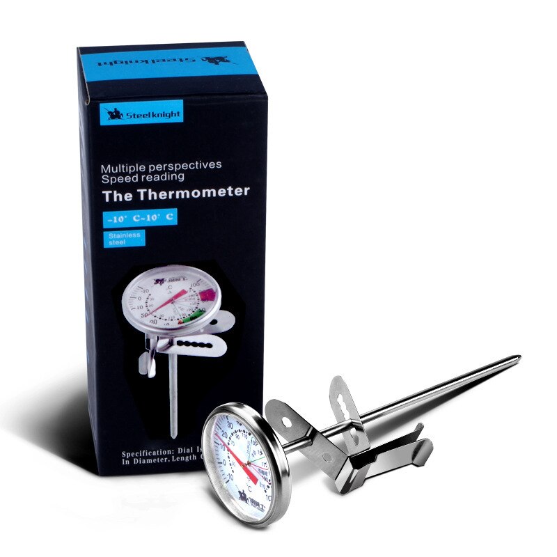 Meichoon Fleischthermometer Mit Timer & Sonde – Für Grill, Ofen Und Flüssigkeiten, Magnetisch, °C/°F Umschaltbar