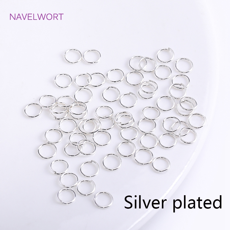 18K Vergulde Split Ringen Verbindingsring Messing Open Ringetjes Accessoires Voor Sieraden DIY Sieraden Materiaal: 20mm / green