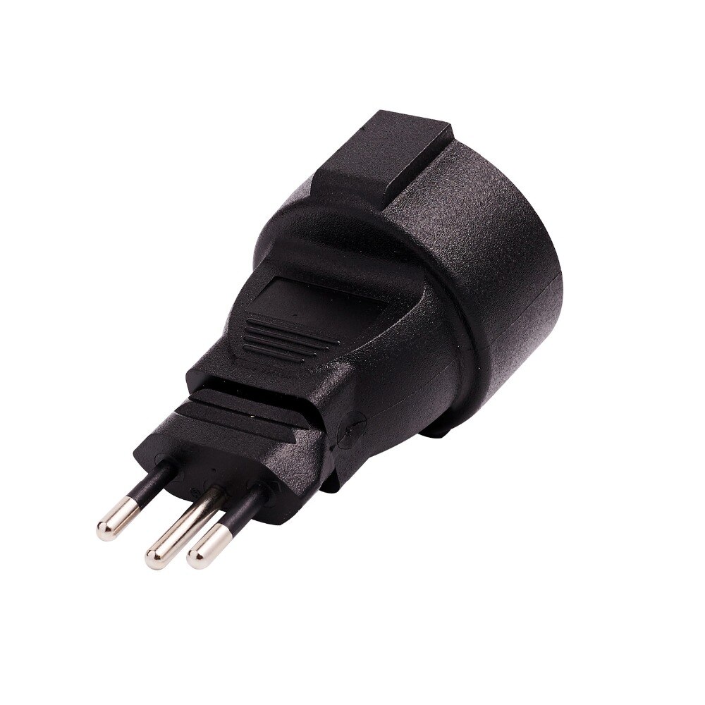 3 pin Swiss socket adaptor Embedded Swiss EU German plug adapter converter plug WA-0181 Swiss plugs turn to French plugs