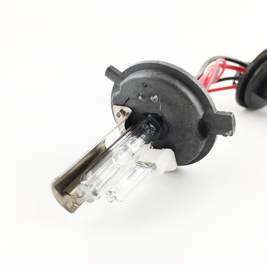 2 uds coche Xenon bombilla HID H4-2 H4 escondió y la bombilla halógena H4/H H4/L 6000K 8000K 35W HID luz bombilla de la lámpara de la linterna del coche de reemplazo