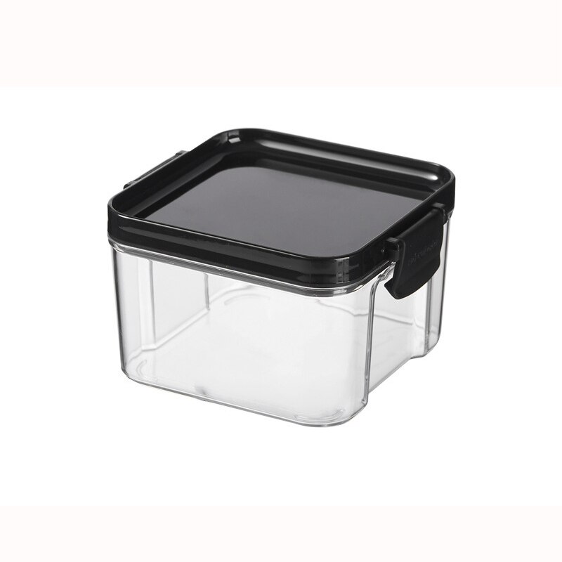 Storage Bottles and Jars Clear Plastic with Lids Food Container Spices Jar |-f-| Pots Boxes for Cereals Bottle-f-jars Sugar Bowl: D / 1300ML