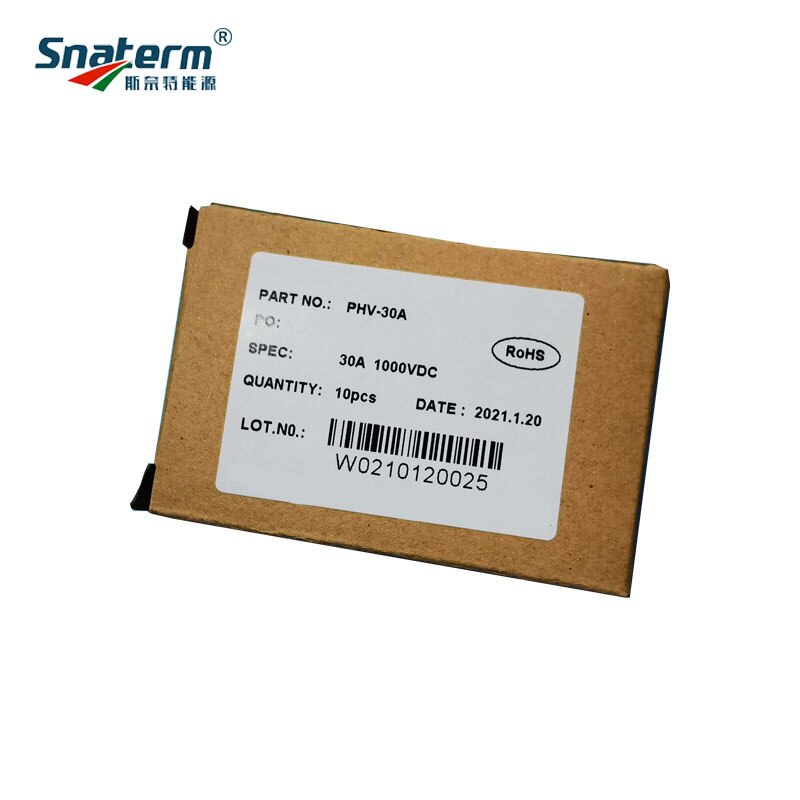 1 pieces lot DC Fuse Link 10A 15A 20A 30A 1000V DC Fusible 10x38mm PV Solar PV Fuse for System Protection