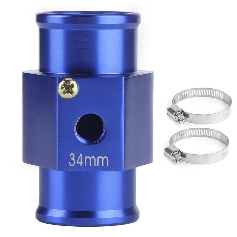 water temperature indicator water tank meter Temp Sensor Adapter Kit Joint Clamps Aluminium Alloy Parts Accessory for Water: 34MM