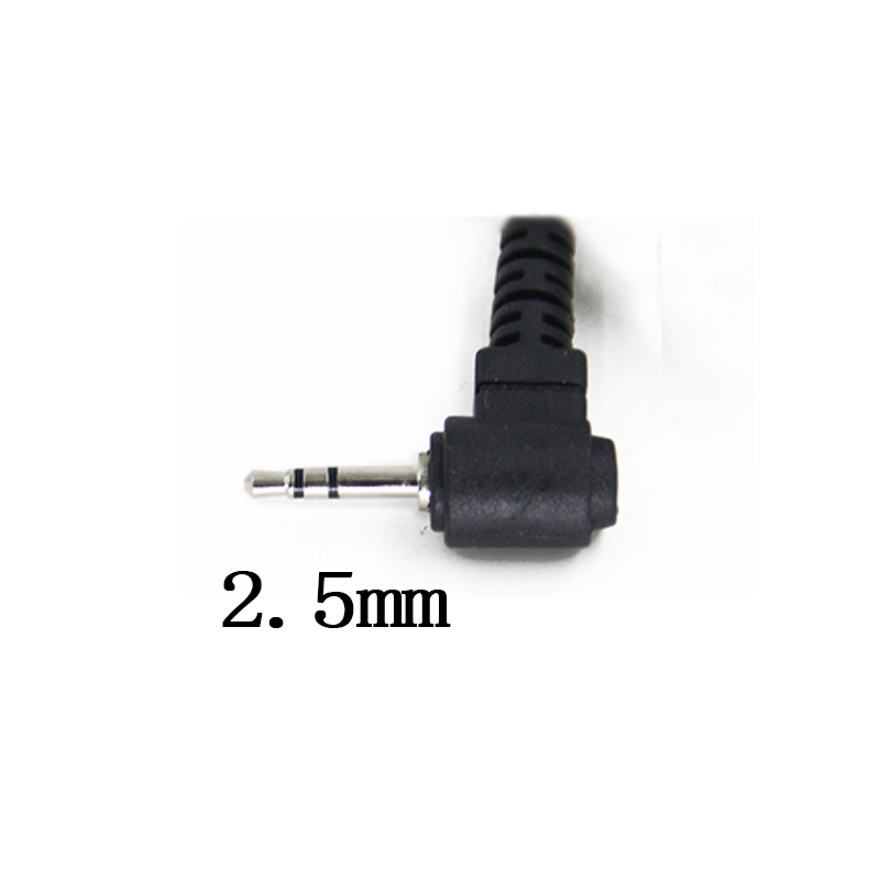 Auricular oculto intrauditivo de 2,5mm con micrófono PTT para Motorola, Radio portátil, TLKR T5 T7 T8 T80, Talkabout XTR446, Walkie Talkie