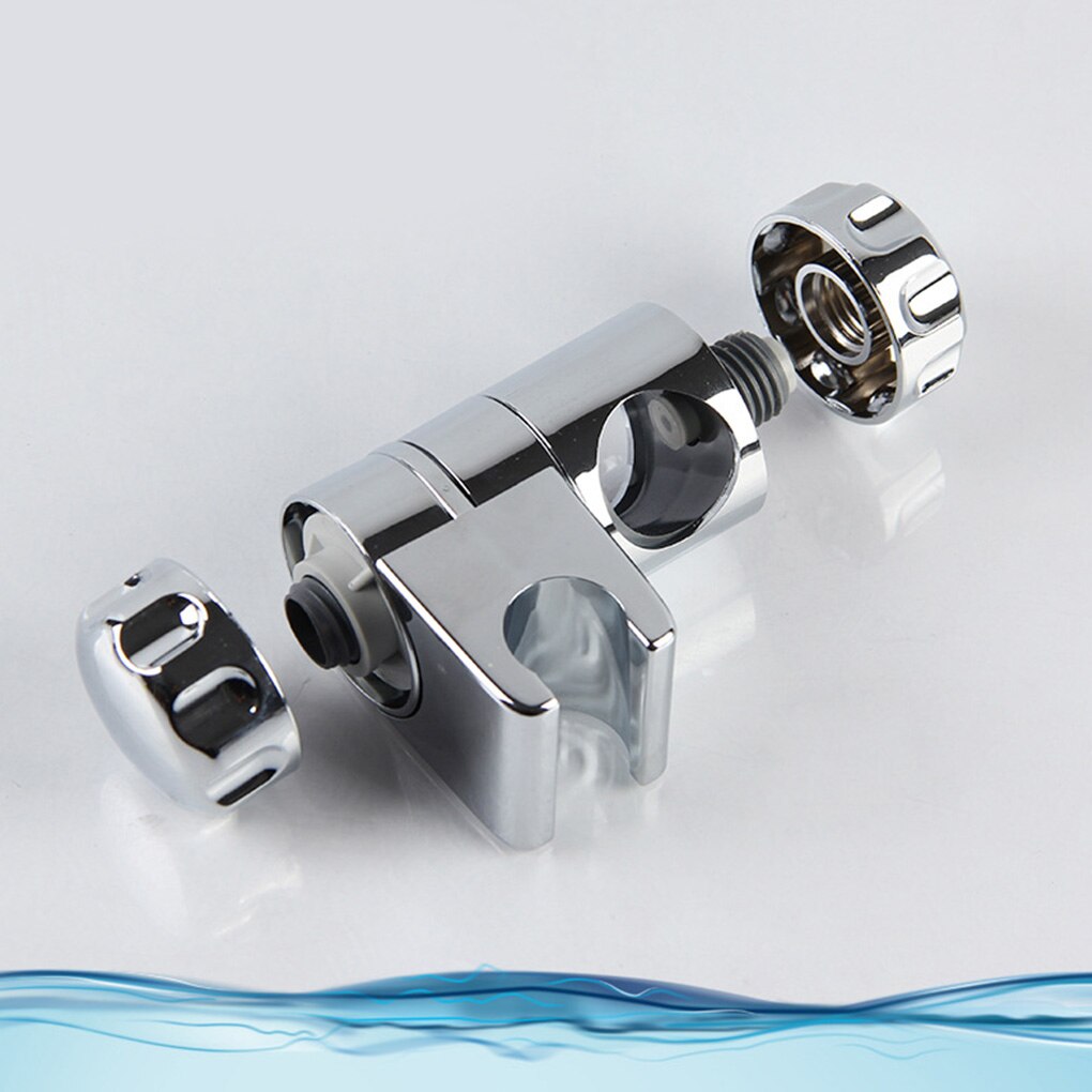 ABS Chrome Shower Bracket Adjustable Rail Slider Shower Head Holder Lift Rod Support Bracket Head Mounting Brackets 25mm