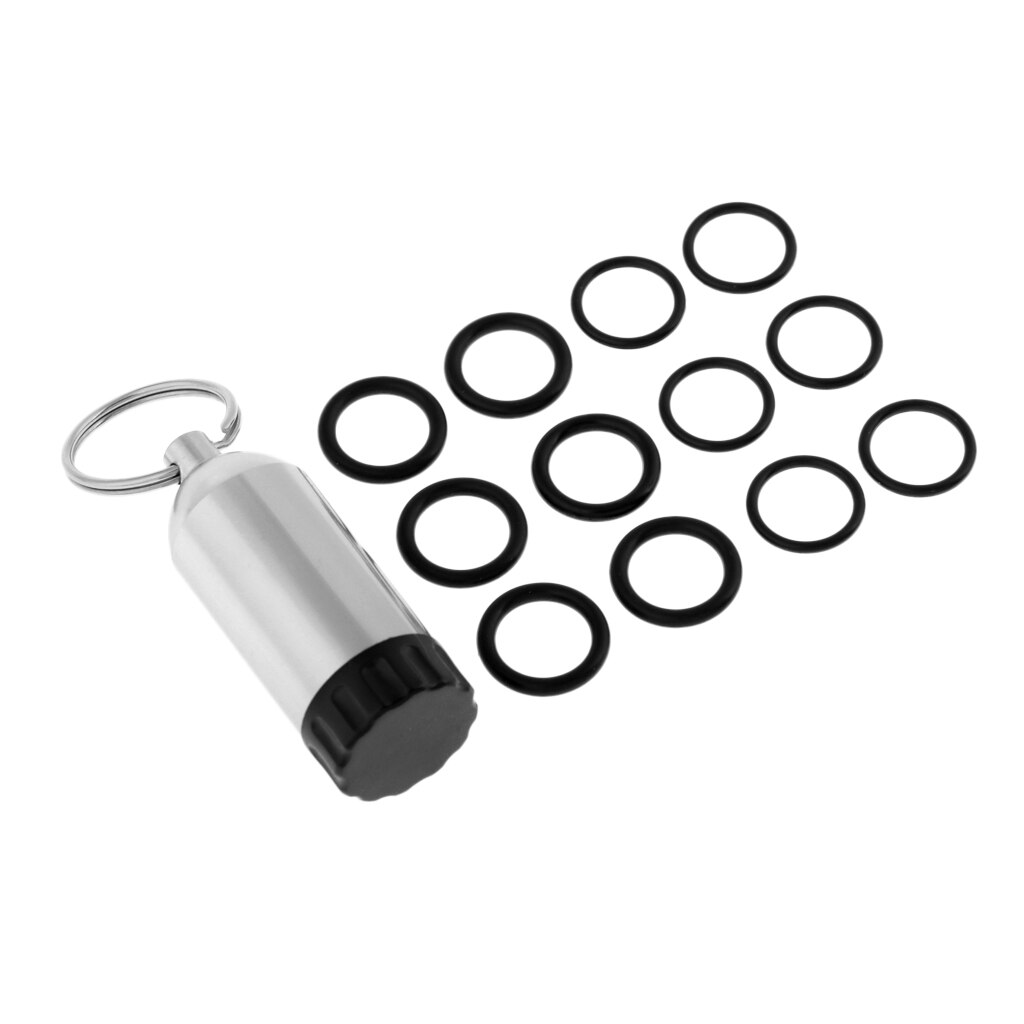 Scuba Tanks 12 O-Ring Dive Kit Sleutelhanger met Messing Pick Multicolor Scuba Tank Met O Ring duiken Tank