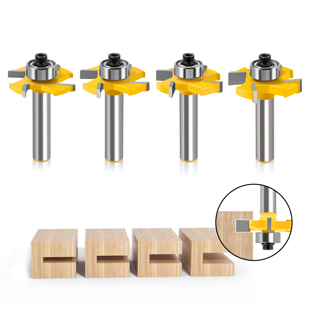 Enrutador de madera, vástago de 8mm, fresa de extremo recto, recortadora, limpieza, ajuste al ras, esquina, caja redonda, brocas, herramienta, fresa,