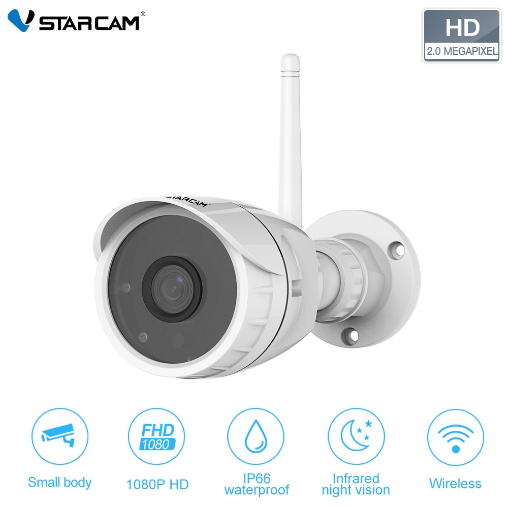 Vstarcam 1080P 2MP Fhd Beveiliging Waterdichte Surveillance Camera Draadloze Ir-Cut Cctv Outdoor Bullet Ip Camera C17S