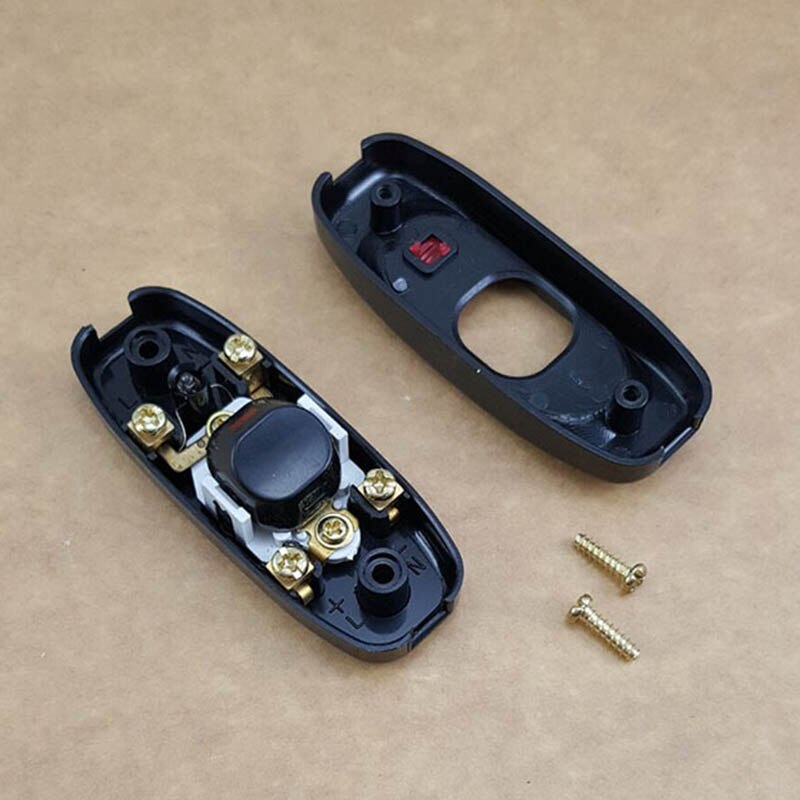 Household Light Switch 220V 10A Cord Cable ON/OFF for Table Desk Lamp UND