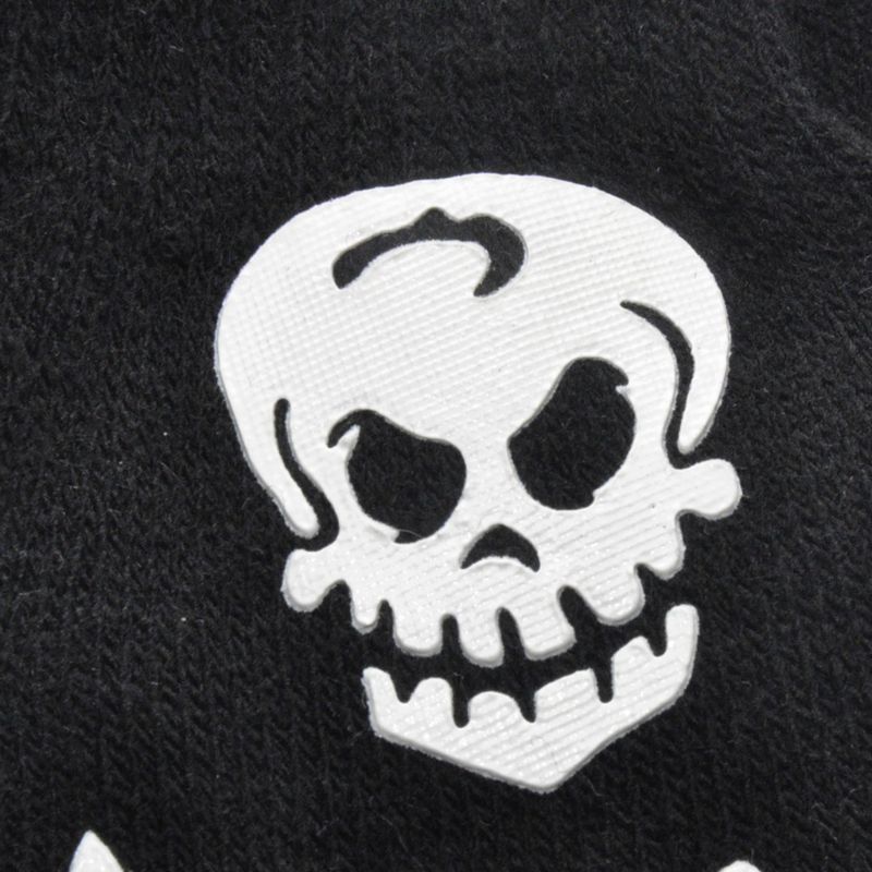 3pcs Skeleton Luminous Gloves for Kids Halloween Cosplay Children Fingerless Mittens Warm In Winter