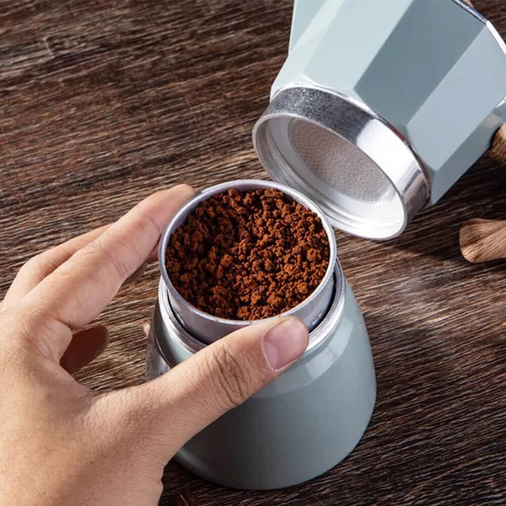 Aluminum Italian Moka Espresso Coffee Maker Percolator Stove Top Pot 150/300ML Kitchen Tools Stovetop Coffee Maker