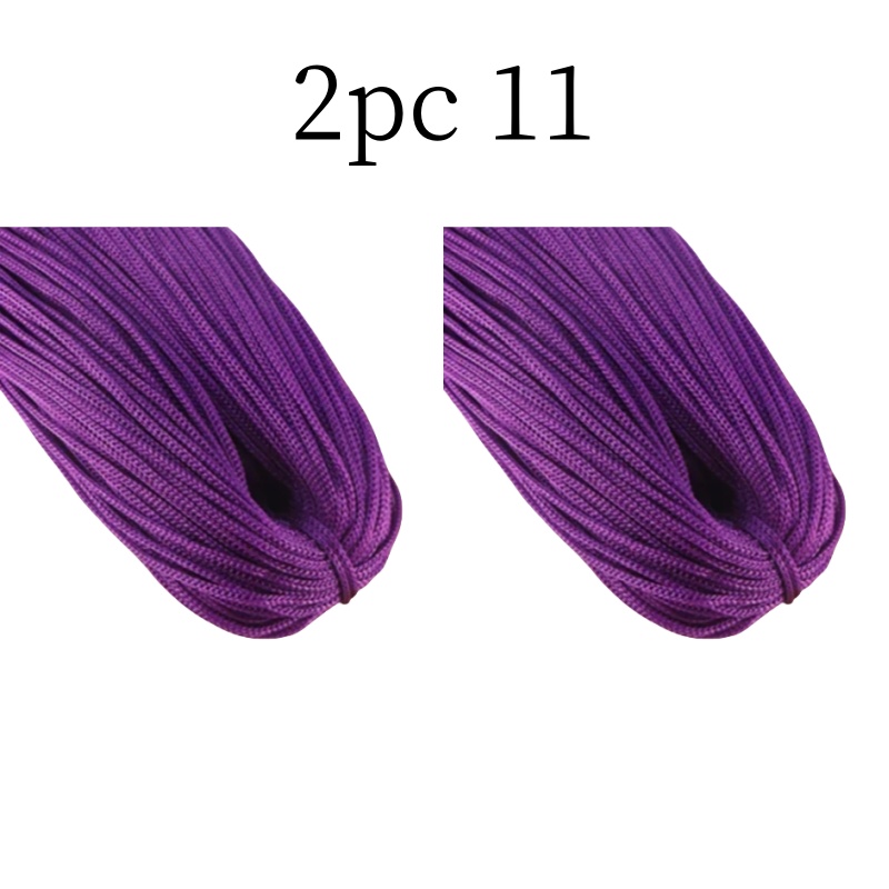 200m 3mm Farbe Nylon Kordel faden häkeln Hohl linie DIY hand gewebtes Armband geflochtenes Kunst handwerk/Schuhe: WHITE
