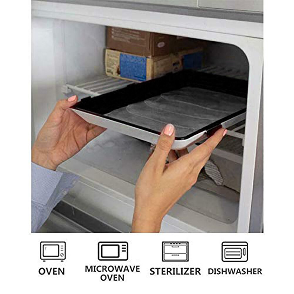 Food Preservation Tray Stackable Food Fresh Tray Magic Elastic Fresh Tray Reusable Food Storage Container