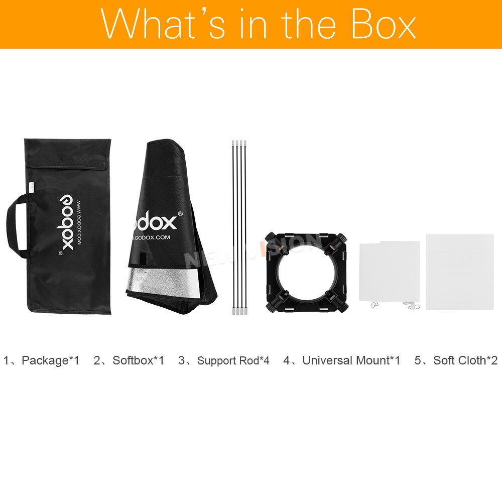 Rapid Snap Softbox (20x20" Small) - Studio Lighting - View #5