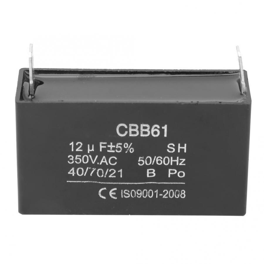 Cbb61 capacitor gerador a gasolina de partida do motor de ar condicionado capacitor 350vac 12 uf gerador