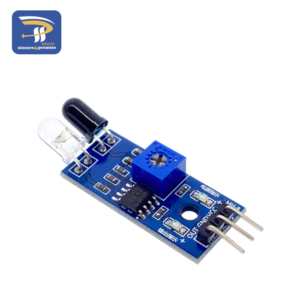 Ir Infrarood Obstakel Vermijden Sensor Module Smart Auto Robot 3-Draad Reflecterende Optische